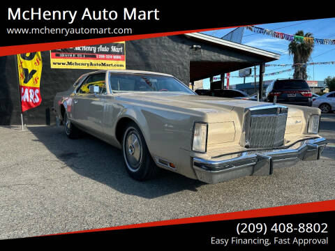 1979 Lincoln Mark V for sale at McHenry Auto Mart in Modesto CA