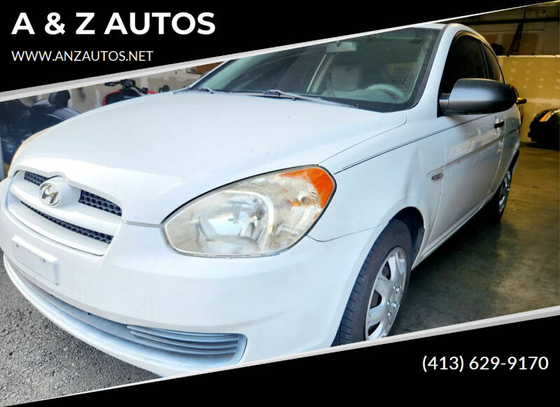 2008 Hyundai Accent for sale at A & Z AUTOS in Westfield MA