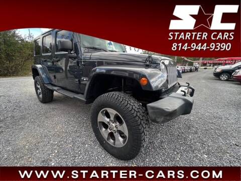 2016 Jeep Wrangler Unlimited for sale at Starter Cars in Altoona PA