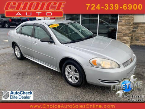 2013 Chevrolet Impala for sale at CHOICE AUTO SALES in Murrysville PA