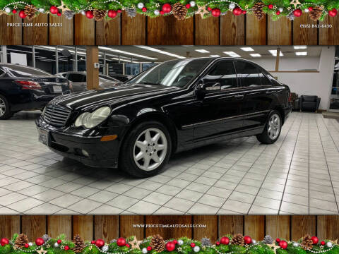 2004 Mercedes-Benz C-Class for sale at PRICE TIME AUTO SALES in Sacramento CA