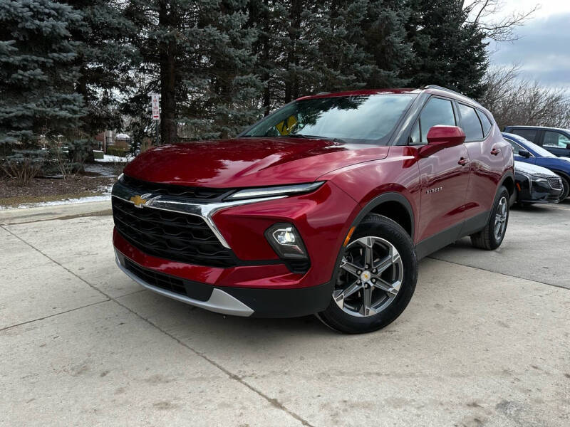 Used 2023 Chevrolet Blazer 2LT with VIN 3GNKBHR43PS127066 for sale in Northville, MI