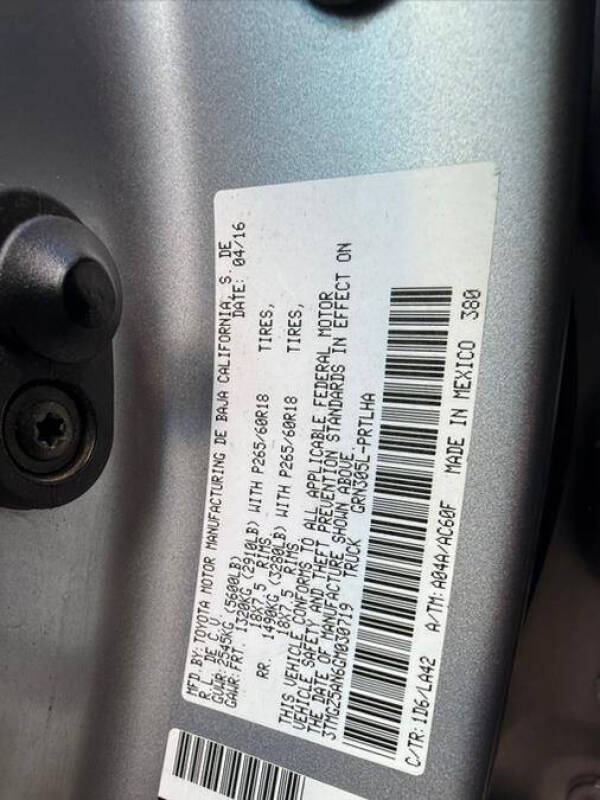 2016 Toyota Tacoma Limited