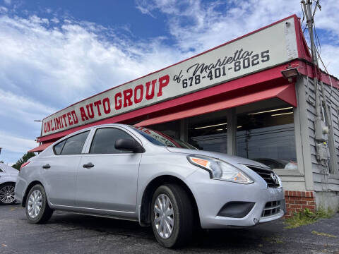 2015 Nissan Versa for sale at Unlimited Auto Group of Marietta in Marietta GA