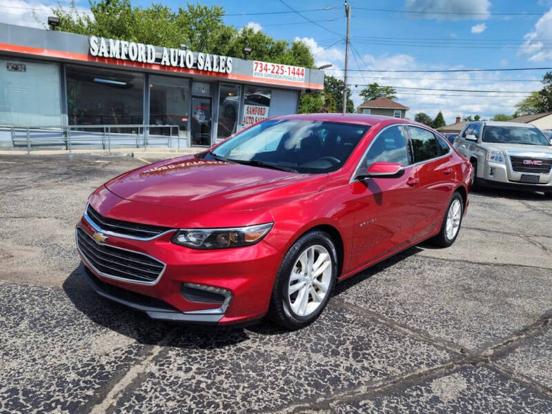 2016 Chevrolet Malibu for sale at Samford Auto Sales in Riverview MI