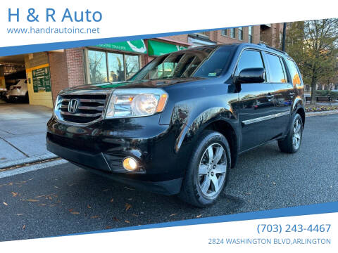 2013 Honda Pilot for sale at H & R Auto in Arlington VA