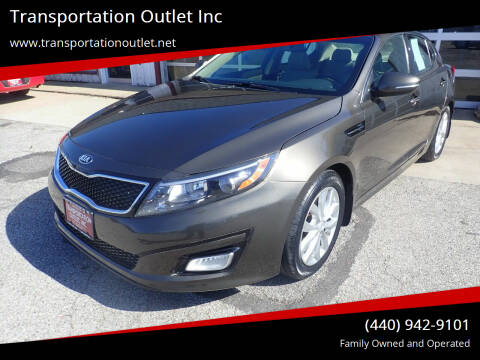 2015 Kia Optima for sale at Transportation Outlet Inc in Eastlake OH