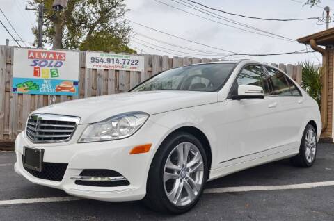 2013 Mercedes-Benz C-Class for sale at ALWAYSSOLD123 INC in Fort Lauderdale FL