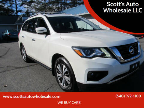 2017 Nissan Pathfinder for sale at Scott's Auto Wholesale LLC in Locust Grove VA