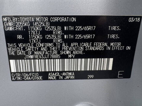 2018 Toyota RAV4 Adventure