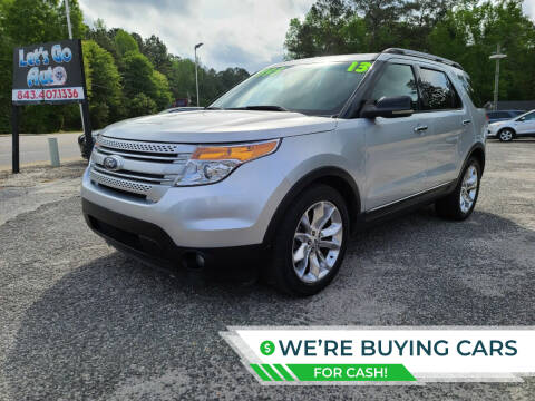 2013 Ford Explorer for sale at Let's Go Auto in Florence SC