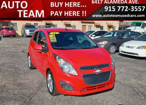 2014 Chevrolet Spark for sale at AUTO TEAM in El Paso TX