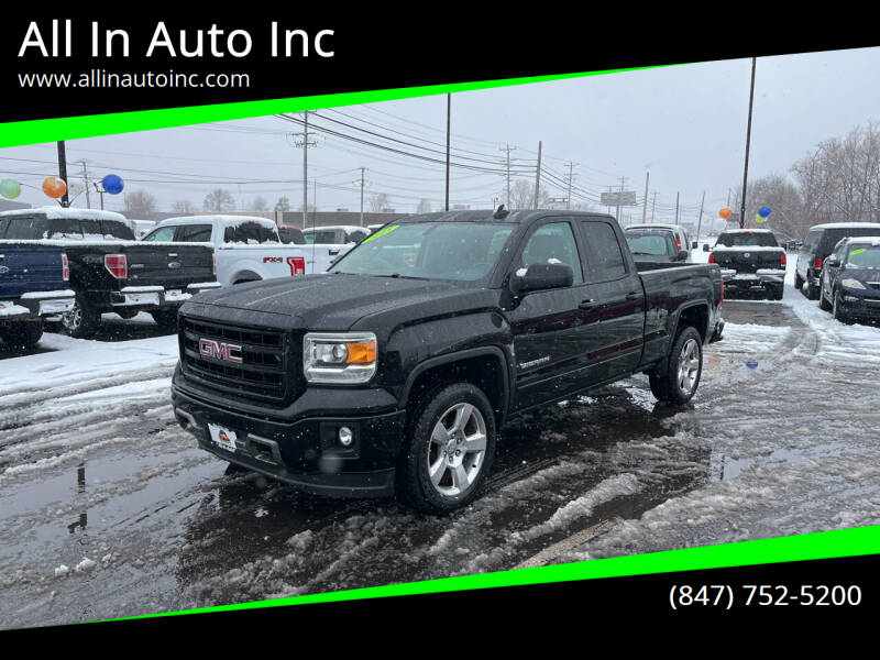 2015 GMC Sierra 1500 for sale at All In Auto Inc in Palatine IL
