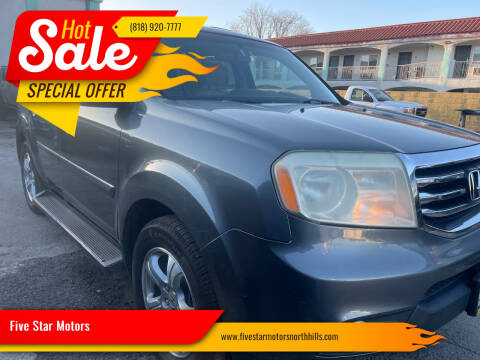 2013 Honda Pilot for sale at Five Star Motors in North Hills CA