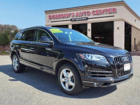 2015 Audi Q7 for sale at DORMANS AUTO CENTER OF SEEKONK in Seekonk MA