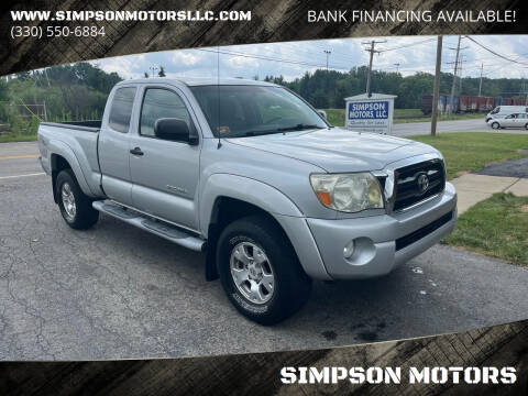 2008 Toyota Tacoma for sale at SIMPSON MOTORS in Youngstown OH