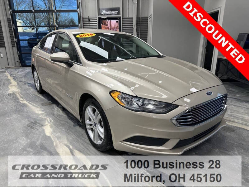 2018 Ford Fusion Hybrid for sale at Crossroads Car and Truck - Crossroads Car & Truck - Mulberry in Milford OH