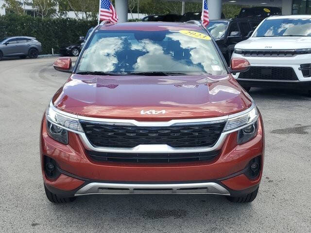 Orange 2023 Kia Seltos S S 4dr SUV 2