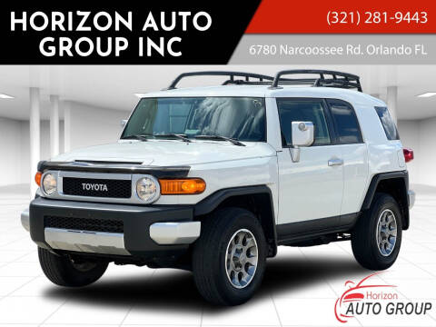 2012 Toyota FJ Cruiser for sale at HORIZON AUTO GROUP INC in Orlando FL