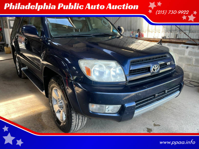 2004 Toyota 4Runner for sale at Philadelphia Public Auto Auction in Philadelphia PA