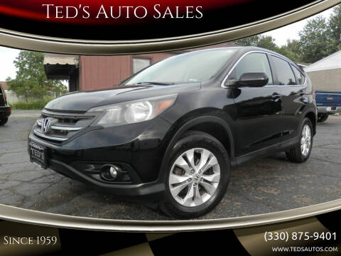 2013 Honda CR-V for sale at Ted's Auto Sales in Louisville OH