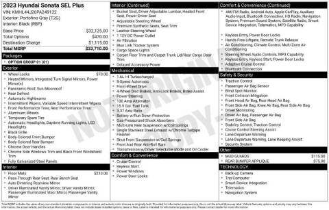 2023 Hyundai Sonata SEL Plus