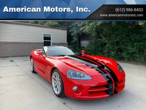 2003 Dodge Viper for sale at American Motors, Inc. in Farmington MN