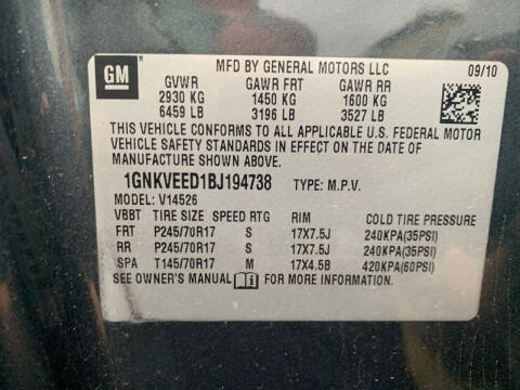 2011 Chevrolet Traverse