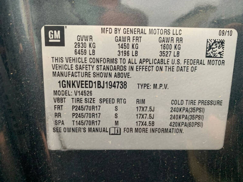 2011 Chevrolet Traverse