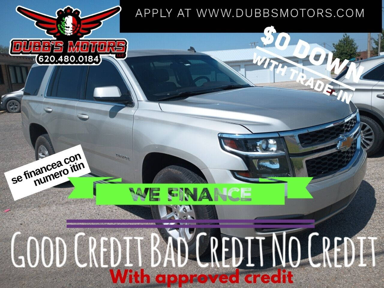 2015 Chevrolet Tahoe for sale at Dubb's Motors LLC in Great Bend, KS