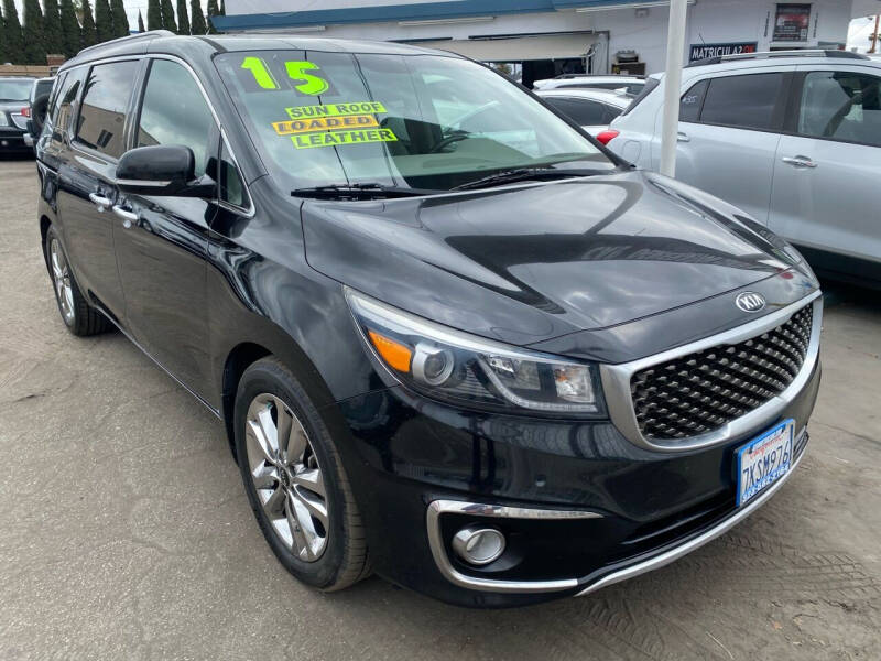 2015 Kia Sedona for sale at CAR GENERATION CENTER, INC. in Los Angeles CA