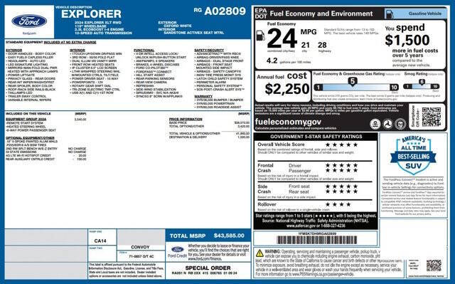 2024 Ford Explorer XLT