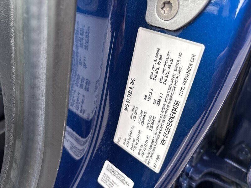 2019 Tesla Model 3 Standard Range Plus