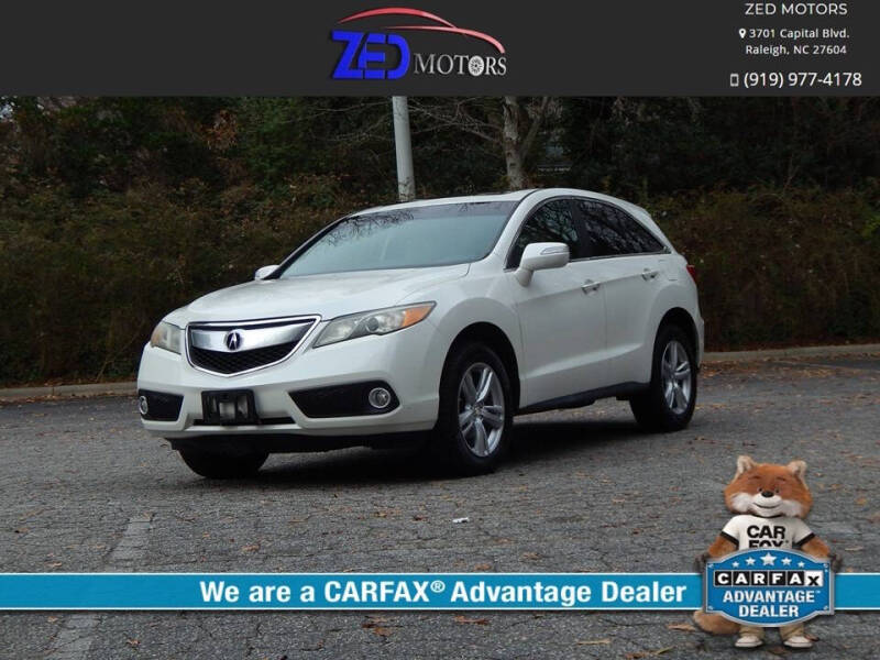 2014 Acura RDX for sale at Zed Motors in Raleigh NC