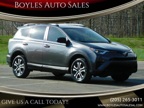 2018 Toyota RAV4 for sale at Boyles Auto Sales in Jasper AL