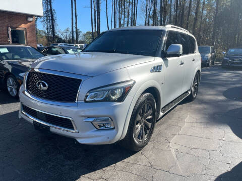 2015 Infiniti QX80 for sale at Magic Motors Inc. in Snellville GA