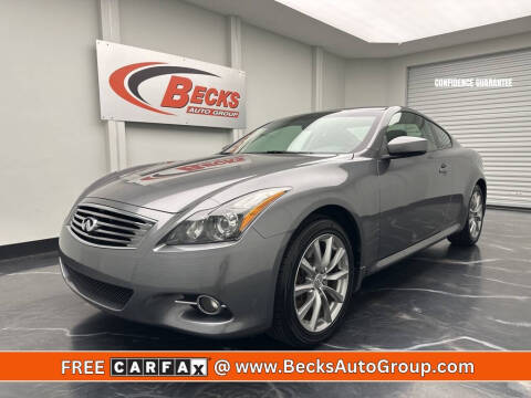 2012 Infiniti G37 Coupe for sale at Becks Auto Group in Mason OH