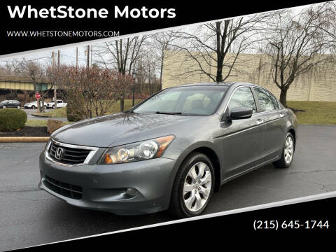 2008 Honda Accord for sale at WhetStone Motors in Bensalem PA