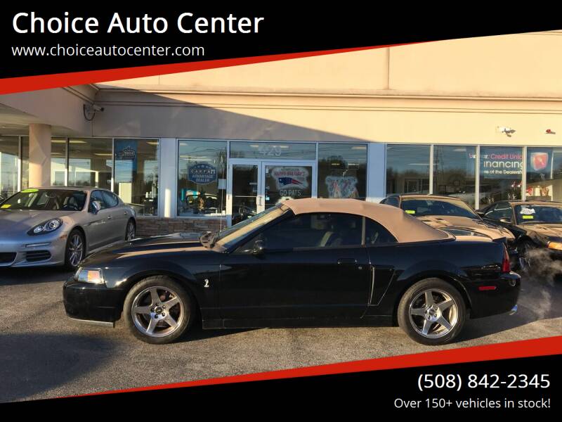2003 Ford Mustang SVT Cobra for sale at Choice Auto Center in Shrewsbury MA