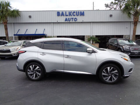 2016 Nissan Murano for sale at BALKCUM AUTO INC in Wilmington NC