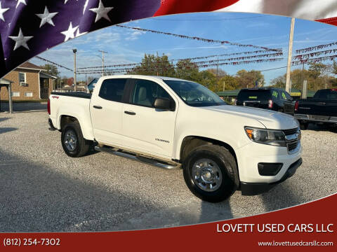 2018 Chevrolet Colorado for sale at Lovett Used Cars LLC in Washington IN