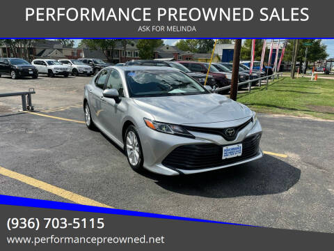 2018 Toyota Camry for sale at PERFORMANCE PREOWNED SALES in Conroe TX