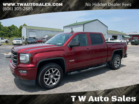 2017 GMC Sierra 1500 for sale at T W Auto Sales in Science Hill KY