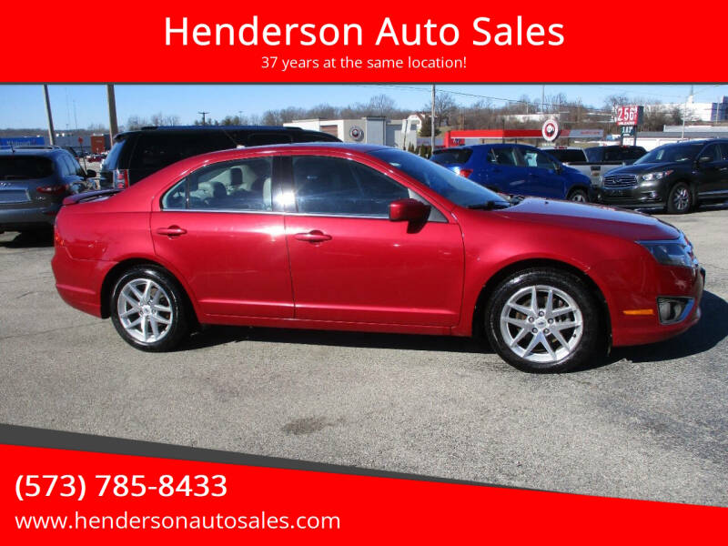 2012 Ford Fusion for sale at Henderson Auto Sales in Poplar Bluff MO