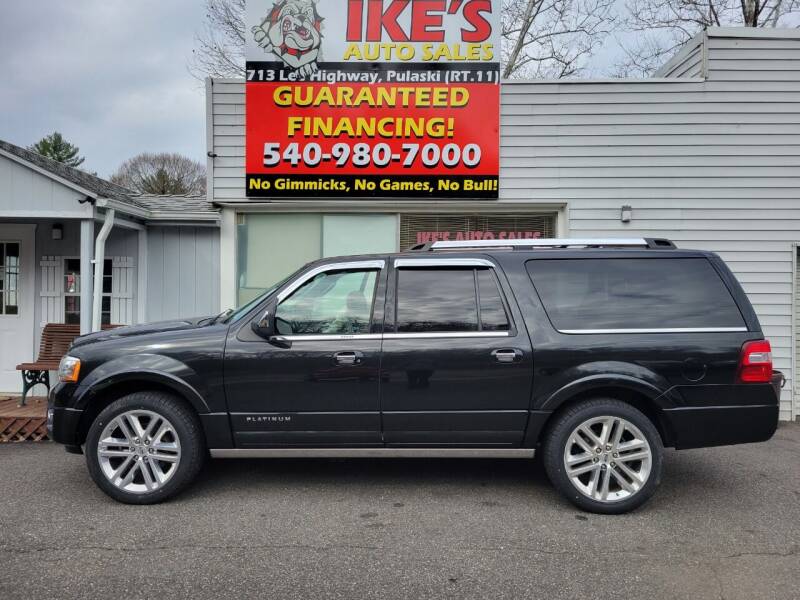 2015 Ford Expedition EL for sale at IKE'S AUTO SALES in Pulaski VA