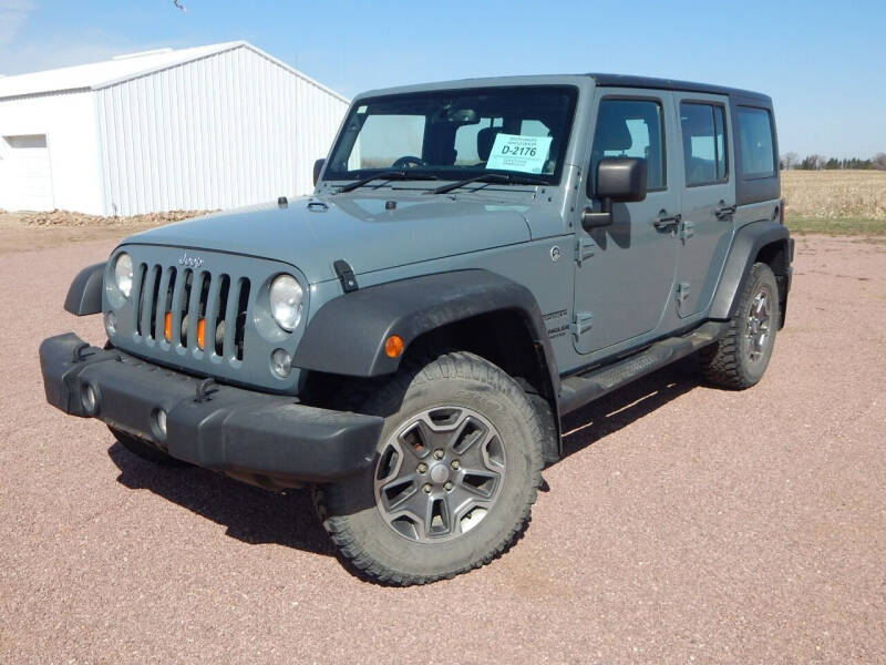 2014 Jeep Wrangler Unlimited for sale at S & M Auto Sales in Centerville SD