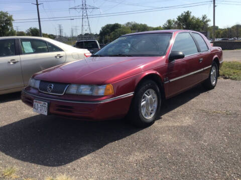 1991 Mercury Cougar for sale at Sparkle Auto Sales in Maplewood MN