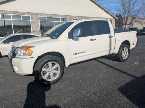 2012 Nissan Titan for sale at Woodcrest Motors in Stevens PA