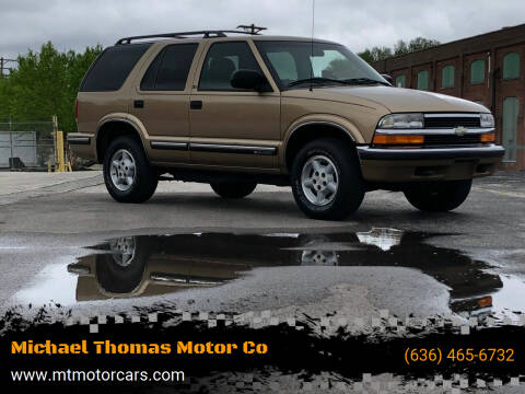 1999 Chevrolet Blazer for sale at Michael Thomas Motor Co in Saint Charles MO