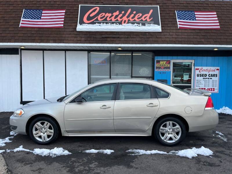 2011 Chevrolet Impala for sale at Certified Auto Sales, Inc in Lorain OH